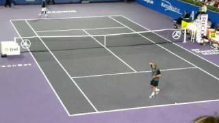 TMS MADRID 2008 Two Aces Roddick VS Monfils [upl. by Anear]