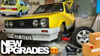 More Upgrades for my Volkswagen MK1 😍😁 super excited mk1 mods [upl. by Yngiram]