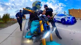 ANGRY amp COOL COPS vs BIKERS  POLICE vs MOTORCYCLE 2023 [upl. by Stochmal]