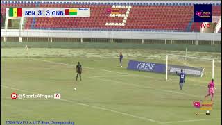 Senegal vs Guinea Bissau Live  WAFU U17 Boys ChampionshipAFCON Qualifier  SemiFinal 2nd Half [upl. by Deryl987]