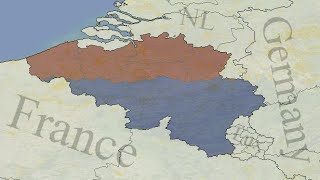 What if Belgium collapsed into a Flanders VS Wallonia war [upl. by Rednael]