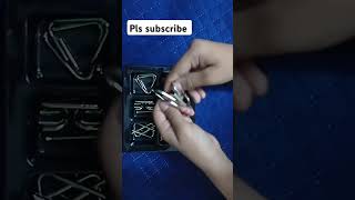 Solving clip shape metal puzzle howshotsviralshort viralvideo trendingtiktok metal subscribe [upl. by Spoor]