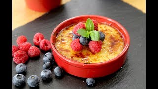 Vegan Crème Brûlée I The Buddhist Chef [upl. by Nelubez]