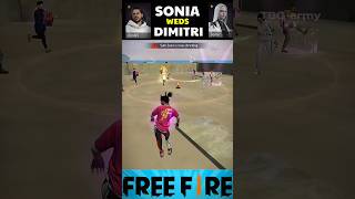 Sonia Dimitri wedding 🤣 Free fire funny shorts shorts freefire [upl. by Charil]