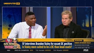 UNDISPUTED  49ers interview Brandon Staley Nick Sorensen for defensive coordinator  Skip reacts [upl. by Nnairrehs]