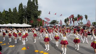 ALANGALANG NATIONAL HIGH SCHOOL MARCHING BAND  BANDA RAYHAK 2024 [upl. by Barr860]