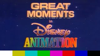 Great Moments in Disney Animation The Disney Sunday Movie S31E14 1987 [upl. by Elleret]