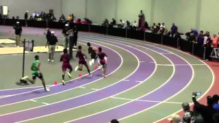 Franklins Trevions Rouchon wins the Div II Boys 400 Meter Dash title [upl. by Nobel]