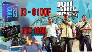 i3 9100F  GeForce GTX 1650 4GB GTA V 1080p Ultra Settings [upl. by Solenne]