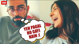 Anushka Sharma ANNOYS Virat Kohli Aye Kohli चौका मार  Lockdown [upl. by Enala]