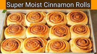 Super Moist Cinnamon Rolls  Quick amp Easy Homemade Cinnamon Rolls Recipe  Delicious Cinnamon Rolls [upl. by Seiter]