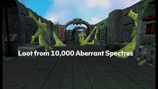 Runescape 3  Loot from 10000 Aberrant Spectres [upl. by Aidekal]