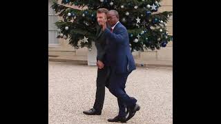 French President Macron meets with President Embalo of Guinea Bissau [upl. by Cutcheon181]