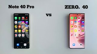 infinix Zero 40 vs Note 40 Pro  Speed Test [upl. by Hpesoy908]