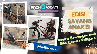 Review Polisport Groovy Bike Baby CarrierBoncengan Anak [upl. by Seldun]