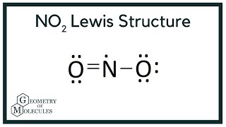 NO2 Lewis Structure Nitrogen Dioxide [upl. by Profant]