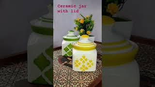 ceramic jar  fascination items for home decor  homedecor ceramic minivlog [upl. by Britney]