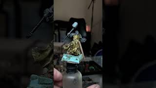 Brutal war priest kitbash miniatureart mordheim [upl. by Naujad]