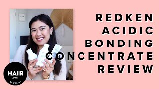 Redkens Acidic Bonding Concentrate Review  Haircom By LOreal [upl. by Tsenrae]