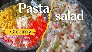 Creamy pasta salad  summer  barbecue  salad [upl. by Aimaj249]