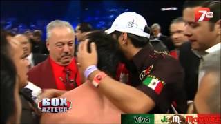 MARQUEZ VS PACQUIAO IV KO Round 6 BOX AZTECA 7 HD [upl. by Lenno972]