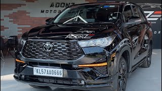 Innova Hycross Body Kit Installed  Custom Black Pack ✅Graphene Coating✅⁠adonzautomotive [upl. by Nora]