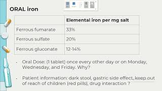 Iron deficiency anemia treatment [upl. by Trix]