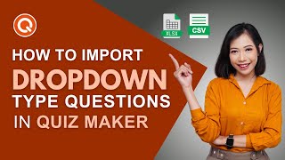 Quiz Maker Question Importer Updates  Import Dropdown Type Questions in Quiz Maker [upl. by Marcin]