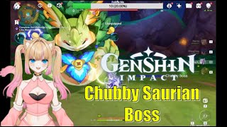 I found a Chubby Saurian Boss Milameowz  Genshin Impact [upl. by Mckenna124]