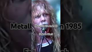 Fade To Black Live in 1985 Metallica [upl. by Dorette]