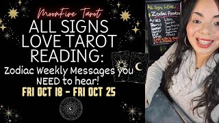 ALL SIGNS LOVE TAROT READING Weekly Messages you Need to Hear [upl. by Aivirt336]