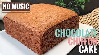 Chocolate Chiffon Cake Recipes  Cooking ASMR [upl. by Adnuhsal]