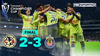 Chivas SOÑÓ pero América puso orden y espera rival en cuartos  Concacaf Champions Cup [upl. by Aluino613]