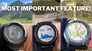 The most IMPORTANT feature of a GPS watch Garmin watches compared [upl. by Pattison466]