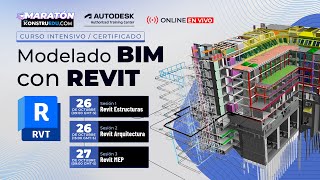 S1 Revit Estructuras  Curso Intensivo Modelado BIM  Maratón 6 [upl. by Annahaj420]