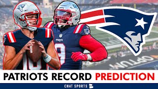 New England Patriots 2024 Record Prediction Can The Patriots Sneak Into The NFL Playoffs [upl. by Aimek]