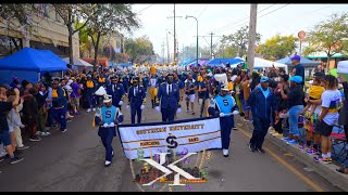 Southern University “Human Jukebox” Marching In the 2023 Zulu Parade [upl. by Elaen]