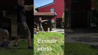 Longsword Basics  The guards  LangortLongpoint sword hema [upl. by Anod958]