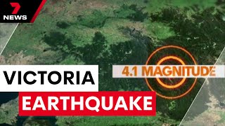 Shocking 41 magnitude Melbourne earthquake  7NEWS [upl. by Catlaina875]