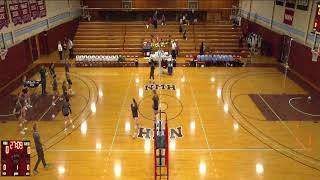 Northfield Mount Her vs Deerfield Academy Girls Varsity Volleyball [upl. by Eyak]