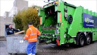 Haller vuilniswagen met hoge druk reiniging [upl. by How]