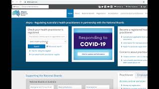 How to find and upload your AHPRA registration number [upl. by Auqinaj]