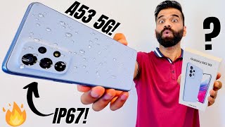 Samsung Galaxy A53 5G Unboxing amp First Look  Most Advanced Budget Android Phone🔥🔥🔥 [upl. by Rosenberger]