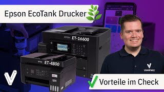 🖨️ Epson EcoTank ET4800 amp ET16600 Revolution im Druck 🌿 [upl. by Fin]