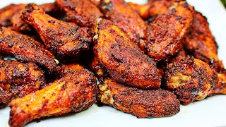 Best Ever Crispy Baked Chicken Wings  How to Perfectly Bake Crispy Wings in the Oven [upl. by Narmak751]