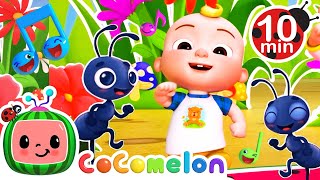 10 MIN LOOP  Ants Go Marching 😁🎶  Animal Dance Party  CoComelon Nursery Rhymes amp Kids Songs [upl. by Sage]