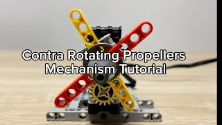 Contra Rotating Propellers Mechanism Tutorial [upl. by Kinsler706]