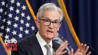 WATCH LIVE Federal Reserve Chair Jerome Powell holds news briefing following interest rate meeting [upl. by Abagael]