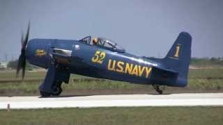 F8F Bearcat amp F4U4 Corsair Punta Gorda FL Airshow 2012 [upl. by Asila817]