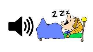 Cartoon Snoring  Sound Effect  ProSounds [upl. by Eizzil751]